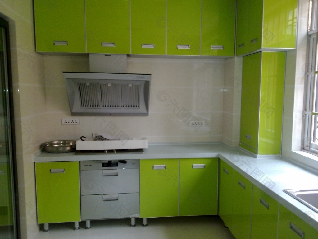 33款绿色清新时尚厨房橱柜设计 - 知乎
