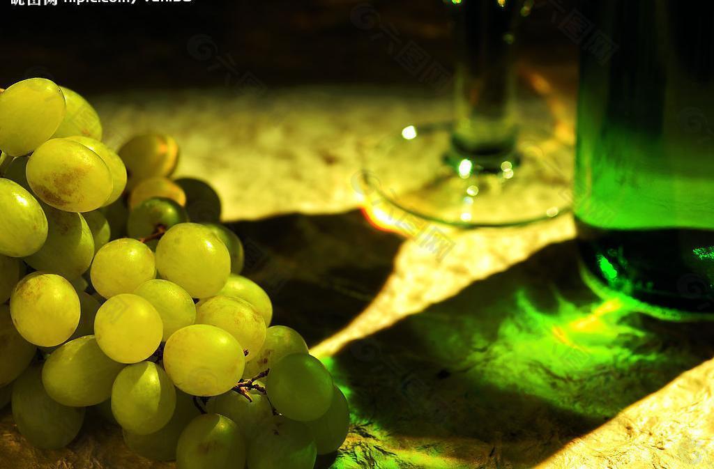 葡萄 酒水图片