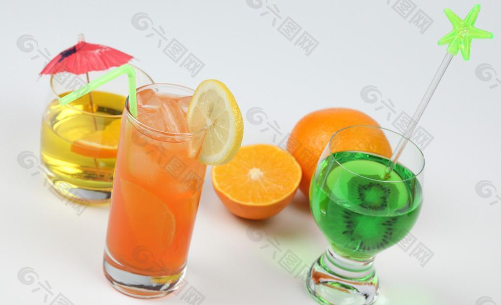 橙汁 猕猴桃汁图片
