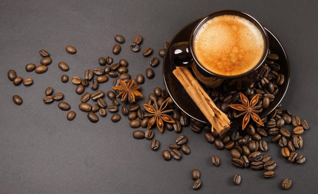 咖啡 咖啡豆 茴香图片