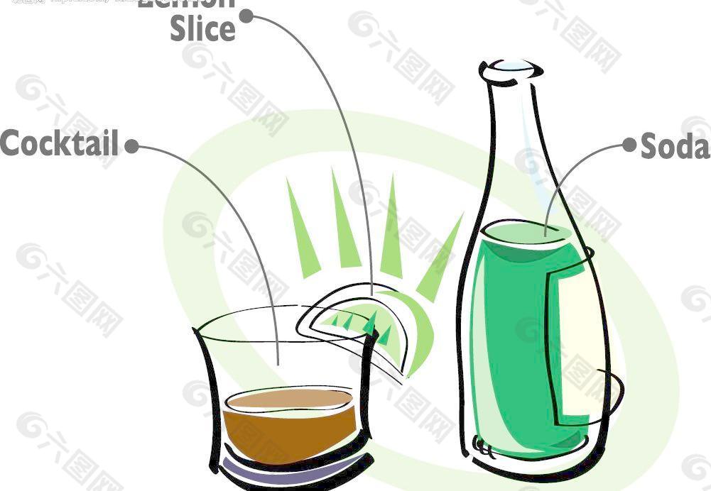 啤酒矢量图片