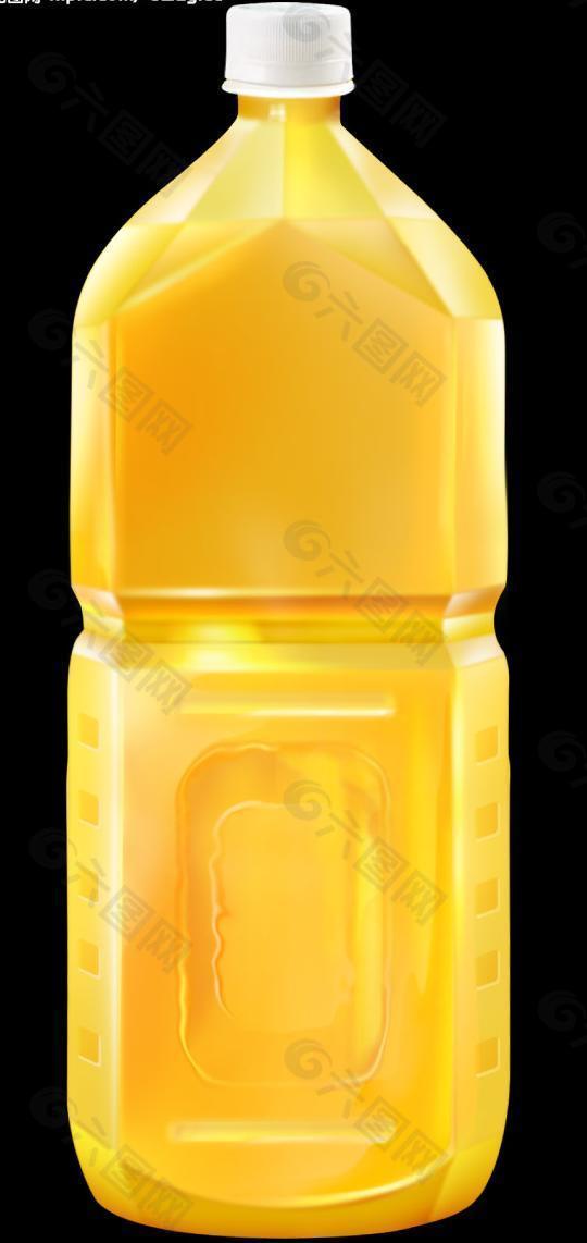 橙汁瓶子图片
