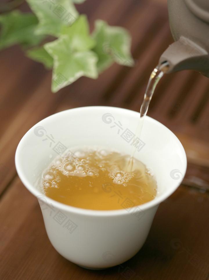 中式饮茶 泡茶图片