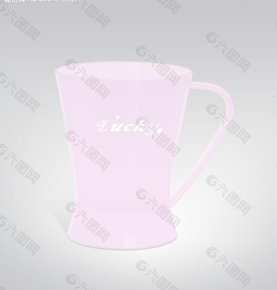 粉色的杯子图片