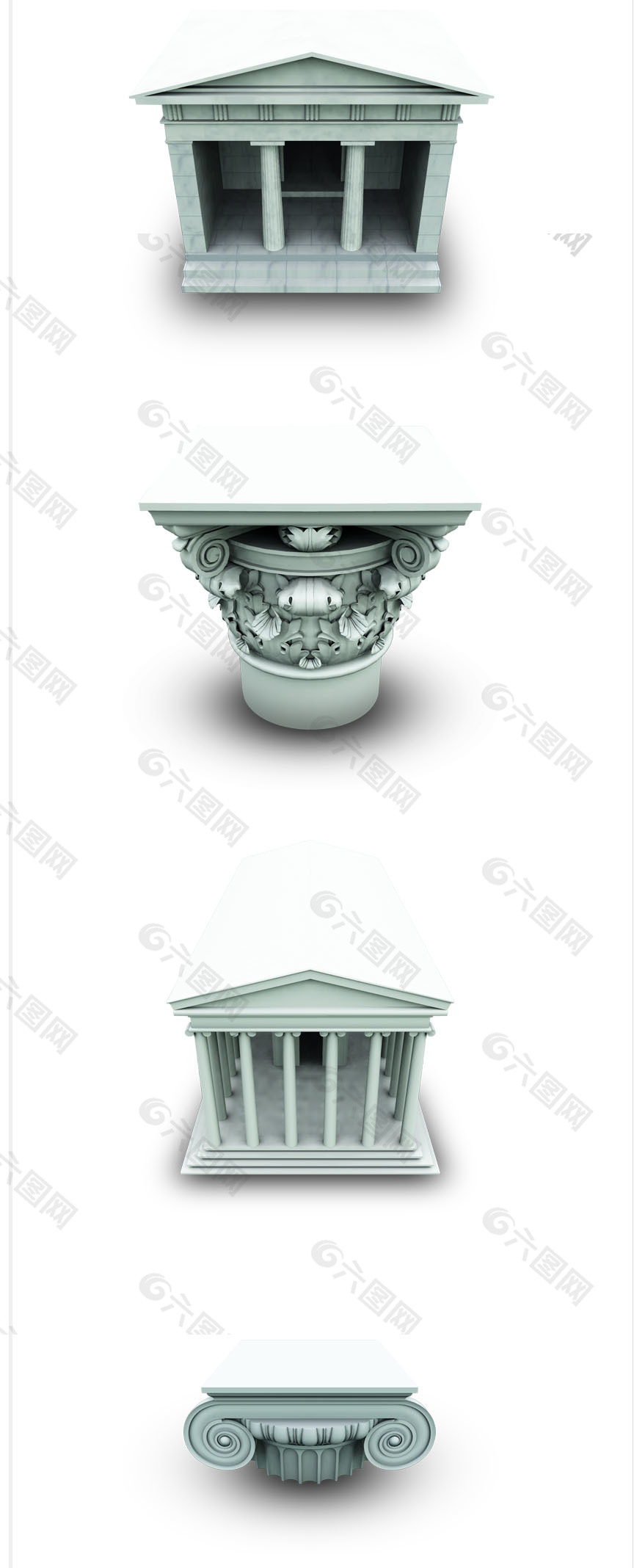 希腊柱式建筑
