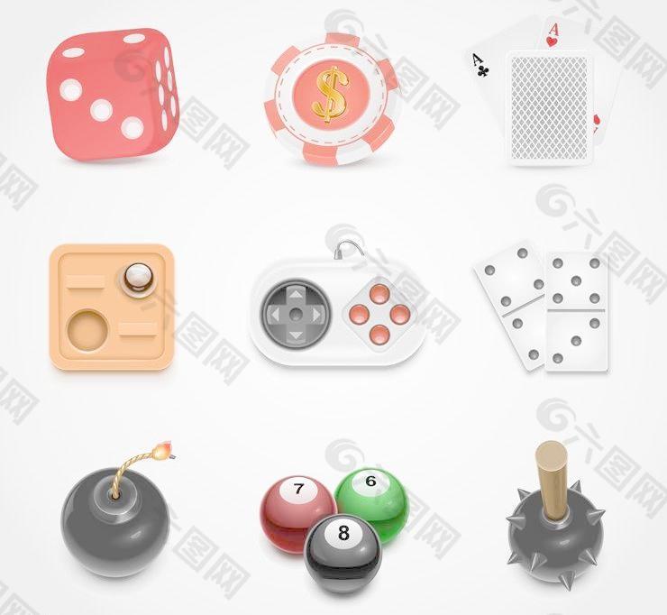 游戏棋牌休闲娱乐图标图片
