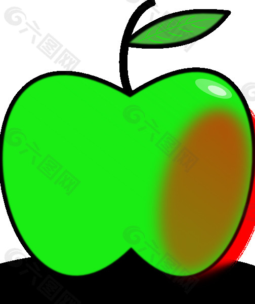 简单的苹果剪贴画