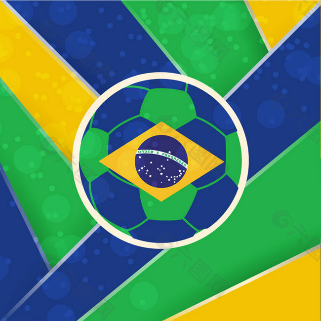 巴西世界杯矢量标识