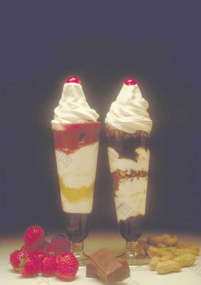 雪糕 甜筒 冰激凌图片