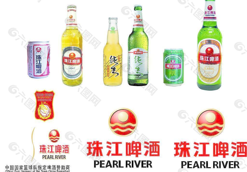 珠江标志啤酒图片