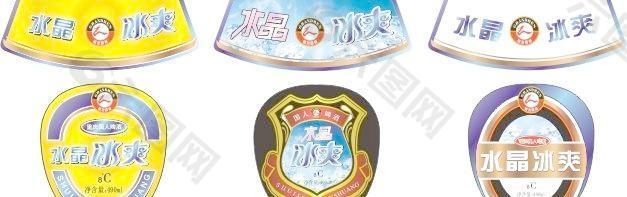 啤酒酒标设计图片