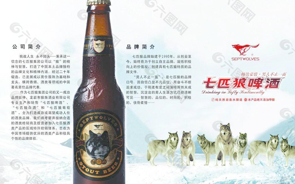七匹狼品格啤酒图片