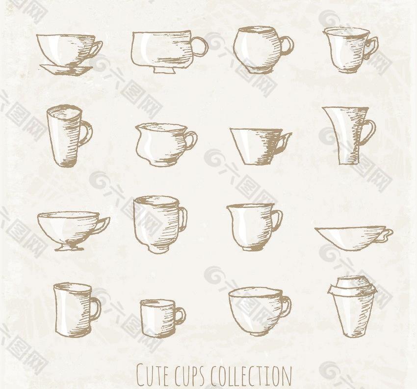 咖啡杯茶杯图片