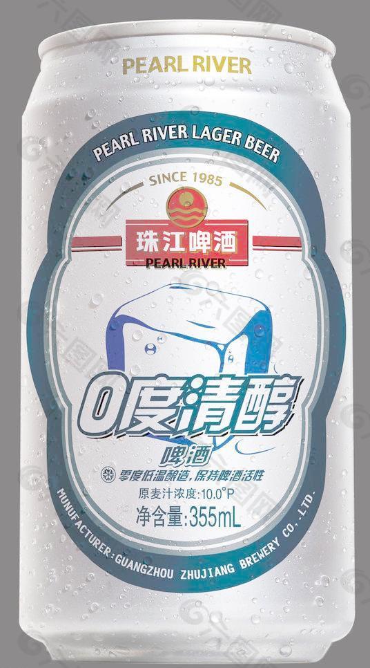 珠江 零度清醇 罐装 啤酒图片