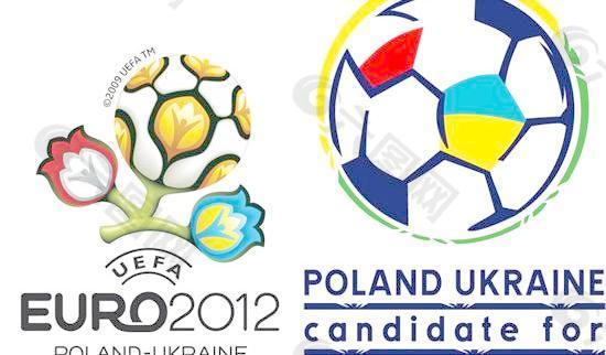 2012年欧洲杯足球赛会徽logo矢
