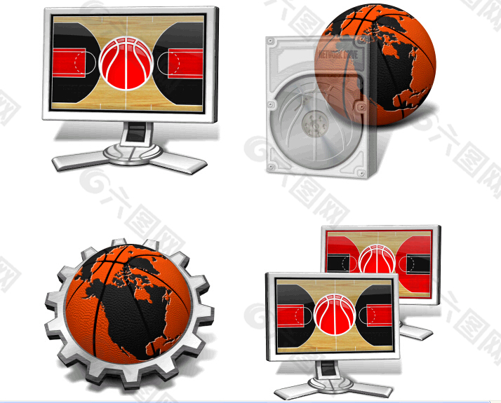 篮球风格系统桌面