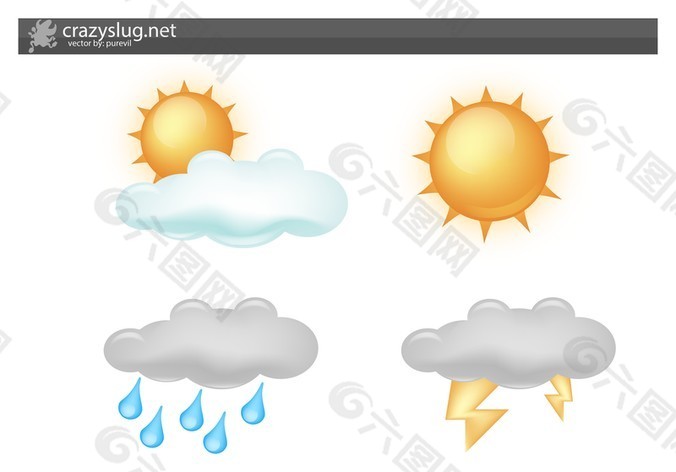 天气图标矢量图