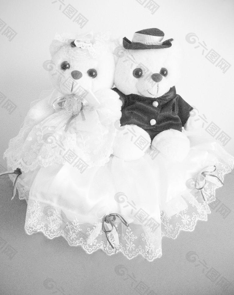结婚熊图片