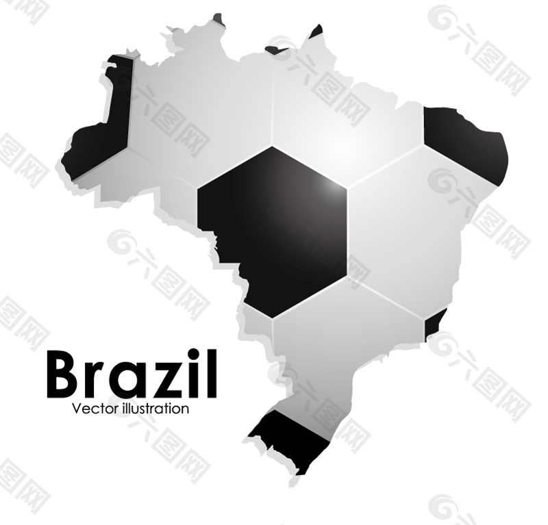 创意巴西足球海报