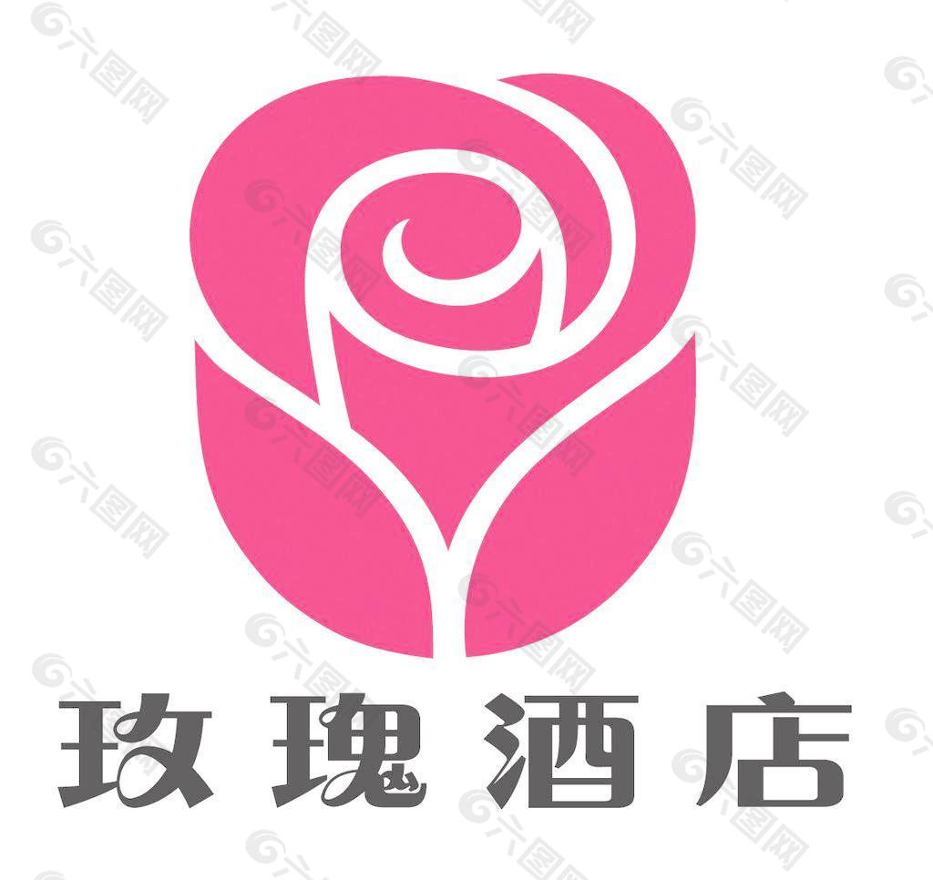 玫瑰酒店标志图片