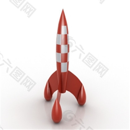 火箭创意3D模型