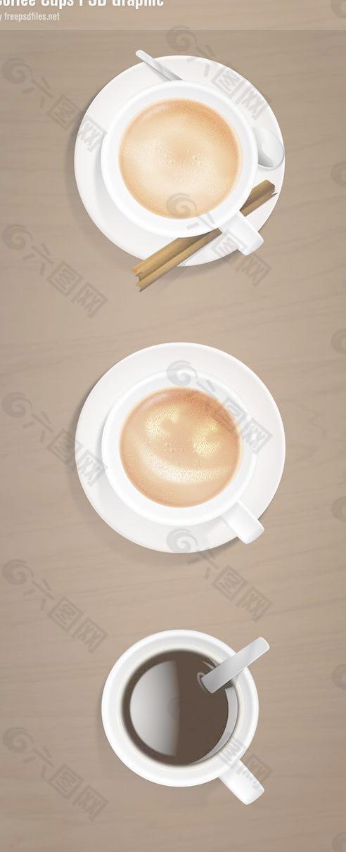 3款咖啡设计PSD分层素材