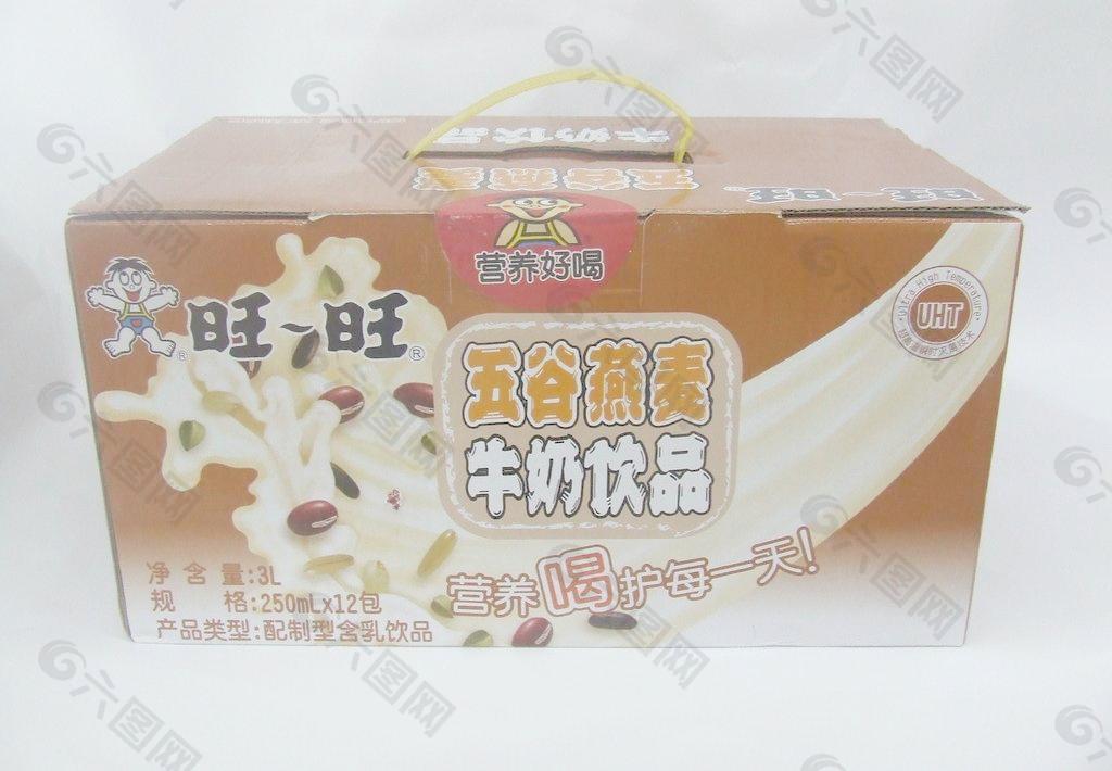 旺旺五谷燕麦牛奶礼盒图片