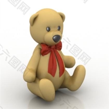 3D熊宝宝装饰模具模型