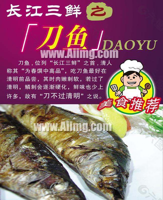 长江刀鱼海报宣传图片