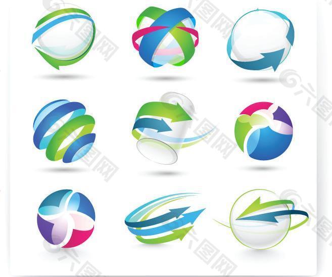 3d立体logo图标图片