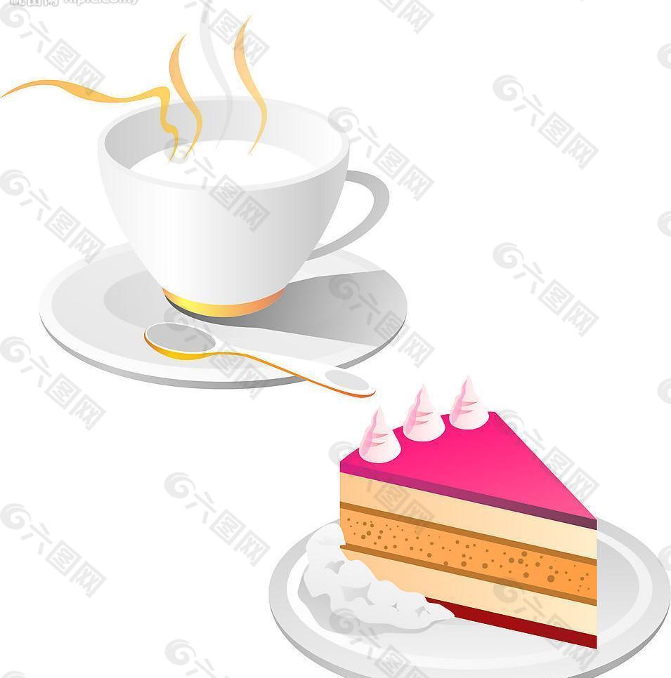 奶茶蛋糕图片