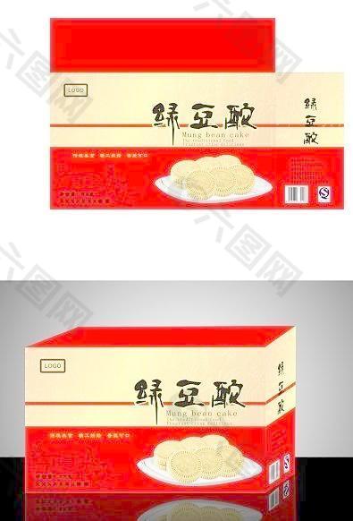 绿豆饼包装图片