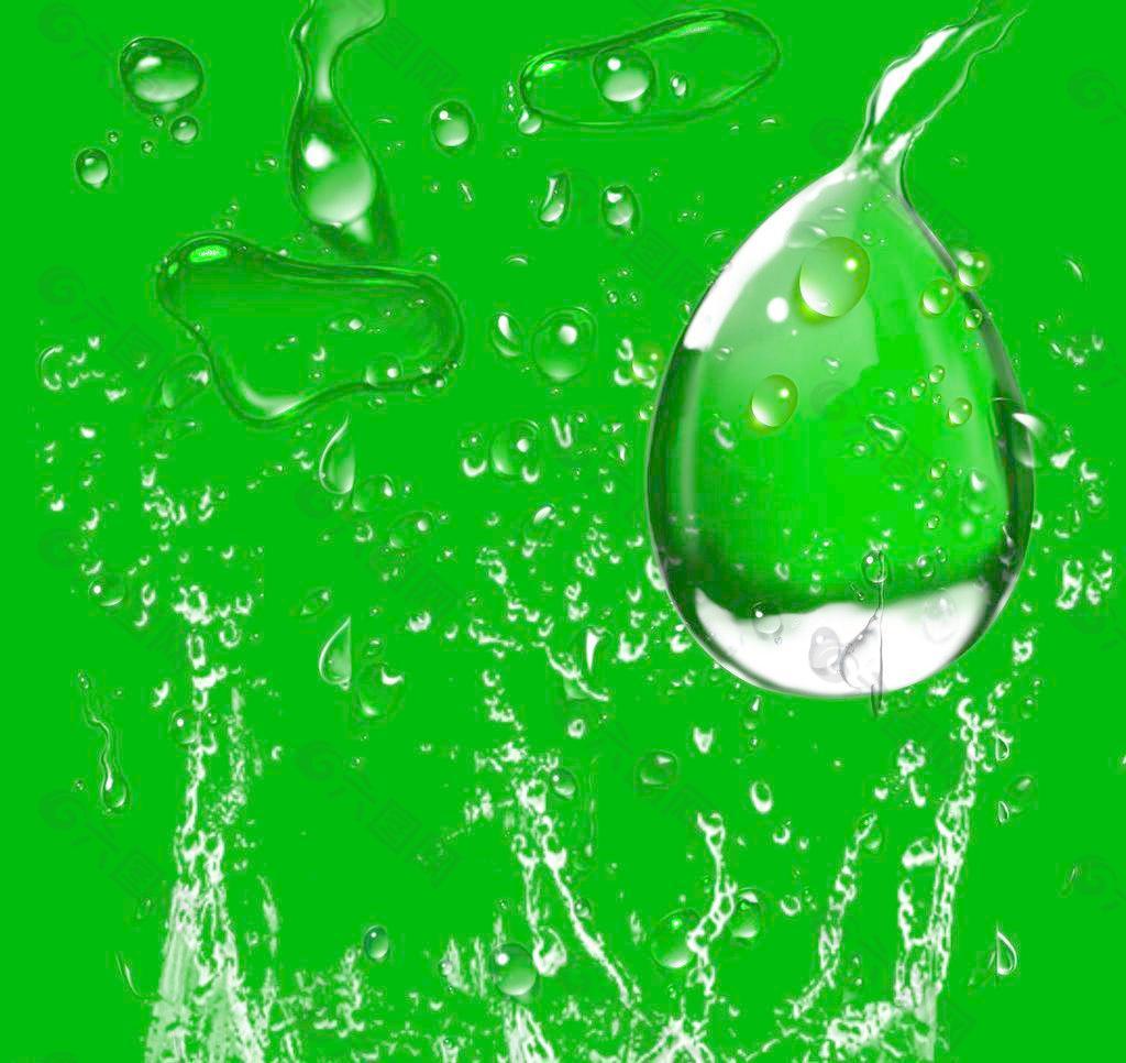 绿叶水滴唯美时刻图片素材-编号33246572-图行天下