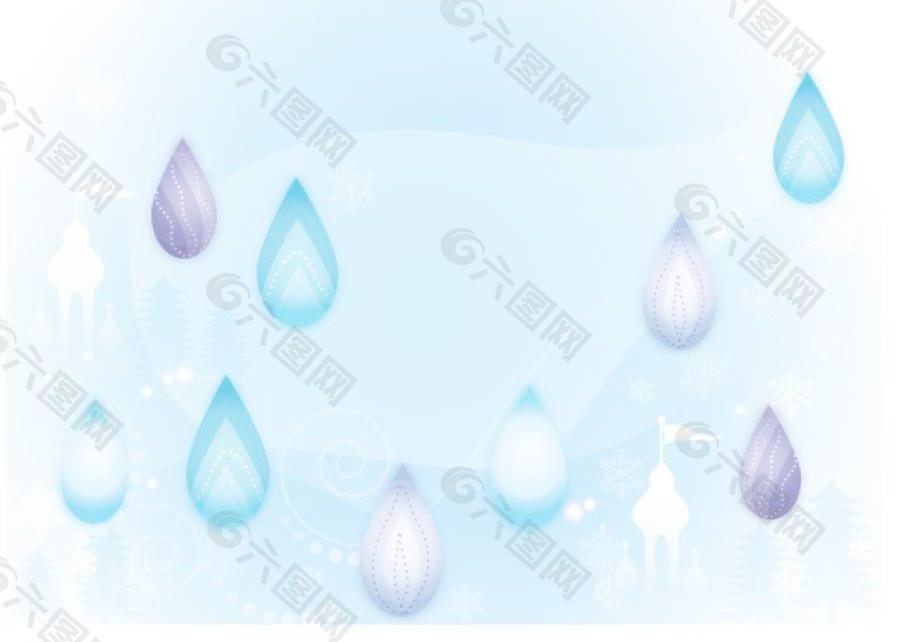 水滴雨滴背景图片