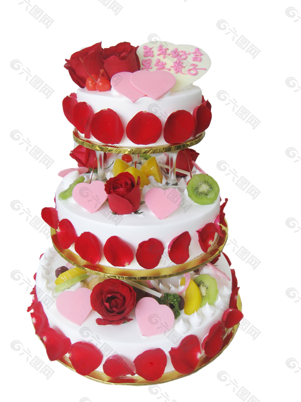 DT007 公主城堡主题层卡通蛋糕架生日派对用品一次性三层蛋糕台-阿里巴巴