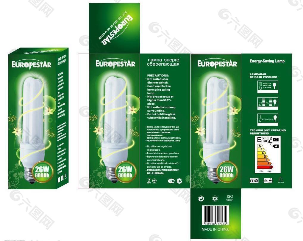 节能灯包装盒图片