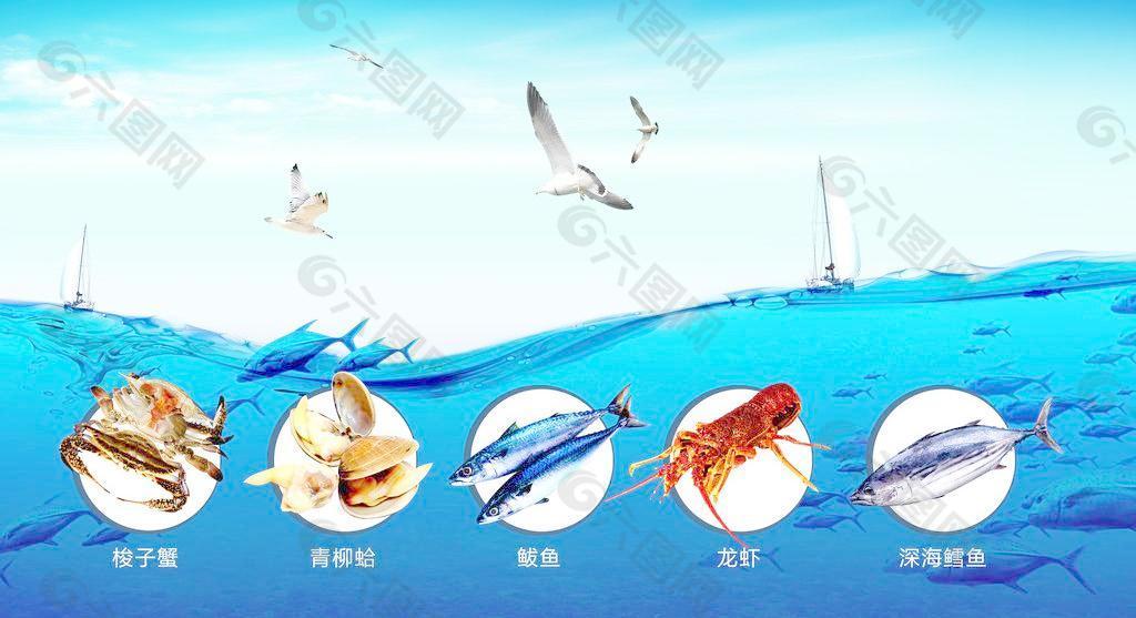 海产品 海报图片