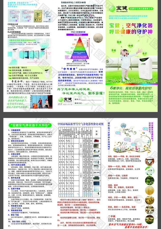 宝健 空气净化器图片