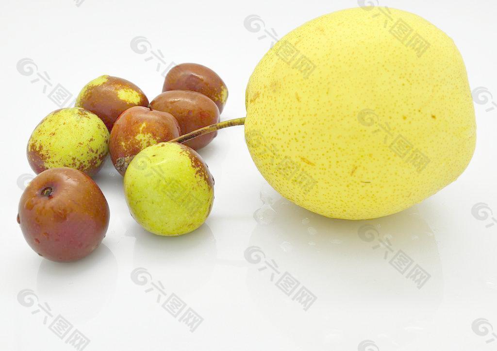 梨子和枣子图片