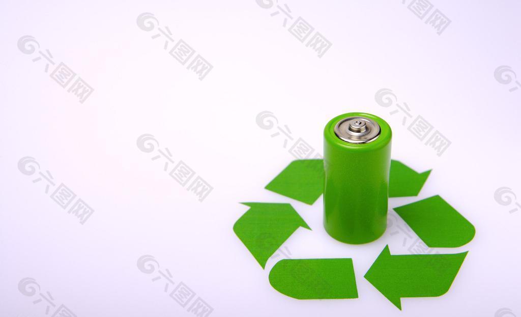 电池 绿色电池图片