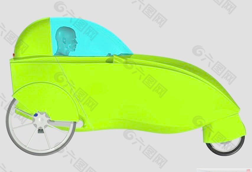 倾斜velomobile