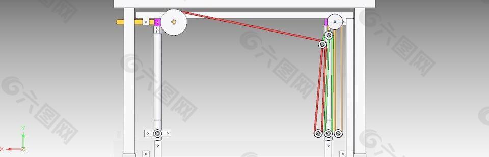 工作台台面的高度调节机构