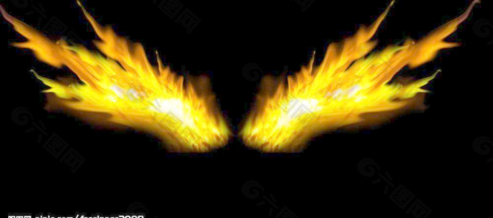 火焰翅膀图片