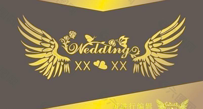 婚礼 wedding 翅膀图片