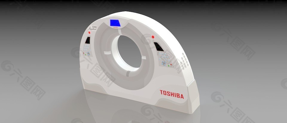 东芝CT机的外壳设计