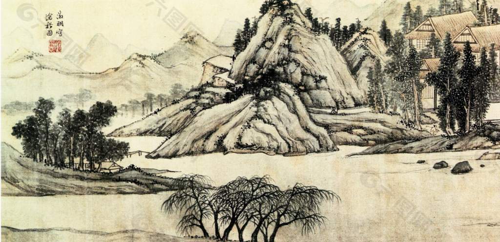 古典中国画山水