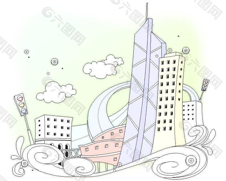 城市楼宇图片