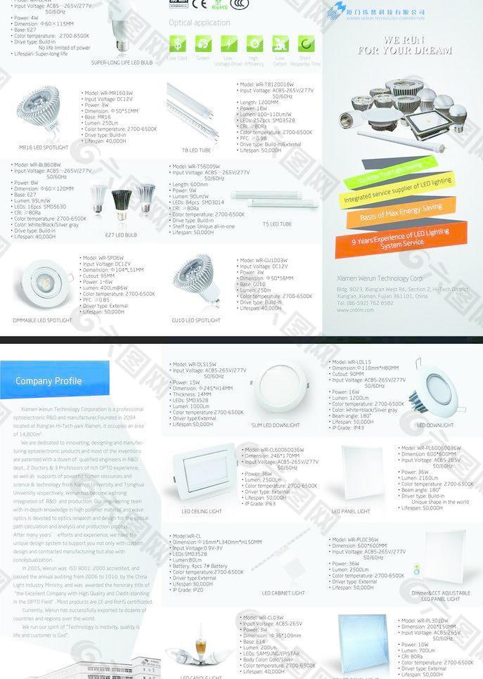 led产品宣传页图片