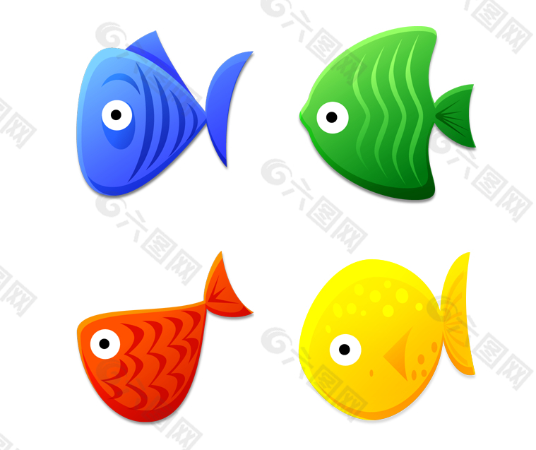 4种热带鱼