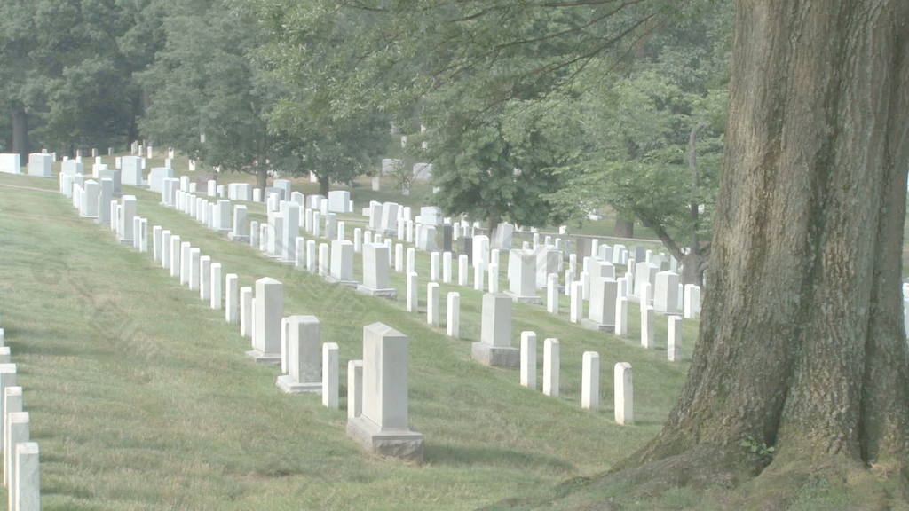 阿灵顿国家公墓的5股票视频墓碑